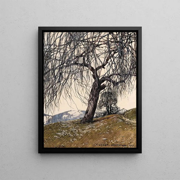 Vorfrühling - Josef Stoitzner — framed artwork on a wall