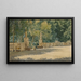 Terrace in the Gardens of Villa Borghese in Rome - Josef Theodor Hansen — framed artwork on a wall