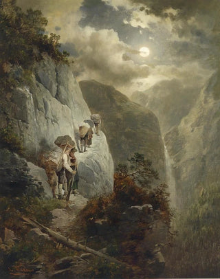 Josef Thoma - Anstieg in einer Mondnacht.webp