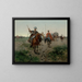 La Caravane - Josef von Brandt — framed artwork on a wall