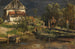 At the edge of the pond with lime kiln - Josef Wenglein — artwork view