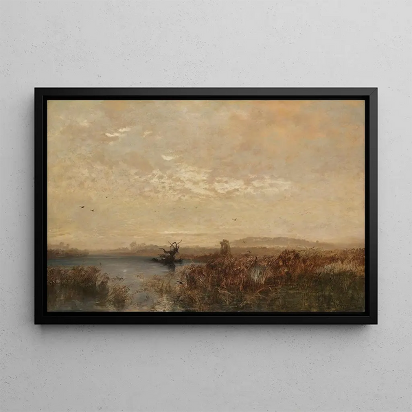 Dans l'Ampermoos - Josef Wenglein — framed artwork on a wall