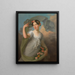 Julie von Vering vers Breuning 1791-1809 - Josef Willibrord Mähler — framed artwork on a wall