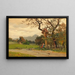 At the foot of the cross - Josef Willroider — framed artwork on a wall