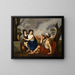 Lot et ses filles - Josef Worlicek — framed artwork on a wall