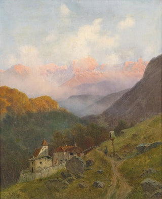 Josef von Schlgl - Blick auf den Rosengarten.webp