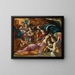 La Madeleine pénitente réconfortée par des anges - Josefa de Ayala e Cabrera — framed artwork on a wall
