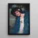 Parisienne painting - Josep Maria Tamburini i Dalmau — framed artwork on a wall