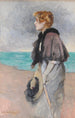 Young girl with a hat - Josep Maria Tamburini i Dalmau — artwork view