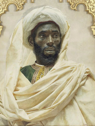 Josep Tapir Bar - Portrait Of A Moroccan Man.webp
