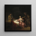 Joseph accused by Potiphar's wife - Follower of Rembrandt van Rijn — framed artwork on a wall