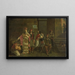 Les Derniers Défenseurs de Missolonghi 22 avril 1826, un épisode de la guerre d'indépendance grecque - Joseph Denis Odevaere — framed artwork on a wall
