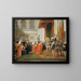 L'Union d'Utrecht - Joseph Denis Odevaere — framed artwork on a wall
