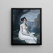 Portrait painting presumed of the singer Carolina Bianchi - Joseph Marie Bouton — framed artwork on a wall