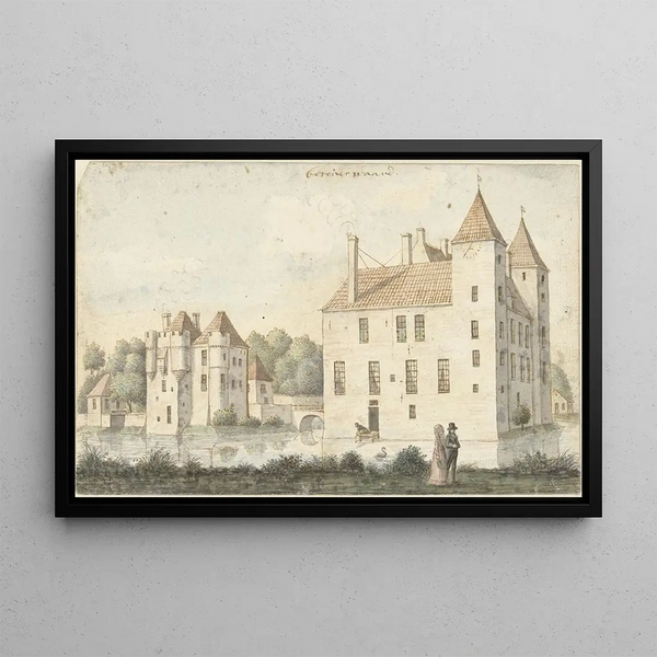 Château Beverweerd - Joseph Adolf Schmetterling — framed artwork on a wall