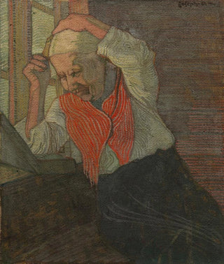 Joseph Alanen - Woman Combing her Hair.webp