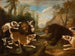 the dogs fighting bears - Joseph Anton Harzath — artwork view