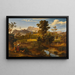 Landscape near Paliano - Joseph Anton Koch — framed artwork on a wall