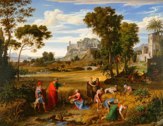 Landscape with Ruth and Boaz - Joseph Anton Koch — artwork view