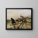 On support - Joseph Anton Strassgschwandtner — framed artwork on a wall