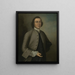 Dr William Foster - Joseph Badger — framed artwork on a wall