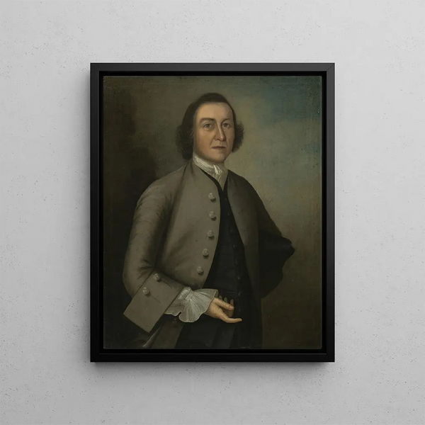 Dr William Foster - Joseph Badger — framed artwork on a wall