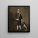 Jérémie Belknap - Joseph Badger — framed artwork on a wall