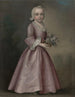 Petite fille tenant des fleurs - Joseph Badger — artwork view