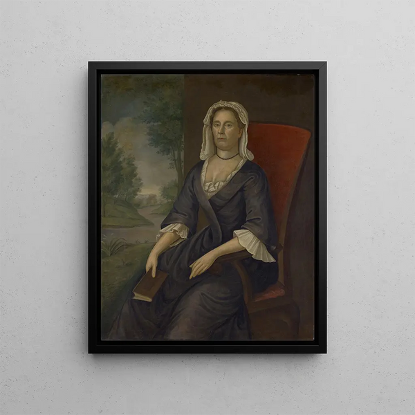 Mme Richard Kent Hannah Gookin - Joseph Badger — framed artwork on a wall
