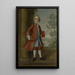 Portrait of John Gerry - Joseph Badger — framed artwork on a wall