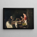 Les joueurs de cartes - Joseph Bail — framed artwork on a wall