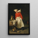 Taking a Break - Joseph Bail — framed artwork on a wall