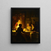 The Supper - Joseph Bail — framed artwork on a wall