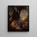 Erminia and the Shepherds - Joseph Benoît Suvée — framed artwork on a wall