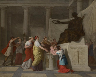 The Dedication of the Female Citizens of Paris - Joseph Benoît Suvée — artwork view