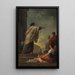 The Preaching of Saint Paul - Joseph Benoît Suvée — framed artwork on a wall