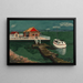 House of Boats - Joseph Biel — framed artwork on a wall