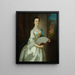 Abigail Chesebrough Mme Alexander Grant - Joseph Blackburn — framed artwork on a wall