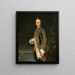 Portrait of Captain John Pigott - Joseph Blackburn — framed artwork on a wall