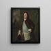Portrait of a Gentleman - Joseph Blackburn — framed artwork on a wall