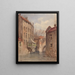 Pont à Bruxelles - Joseph Borio — framed artwork on a wall