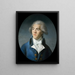 Portrait near Barnave - Joseph Boze — framed artwork on a wall