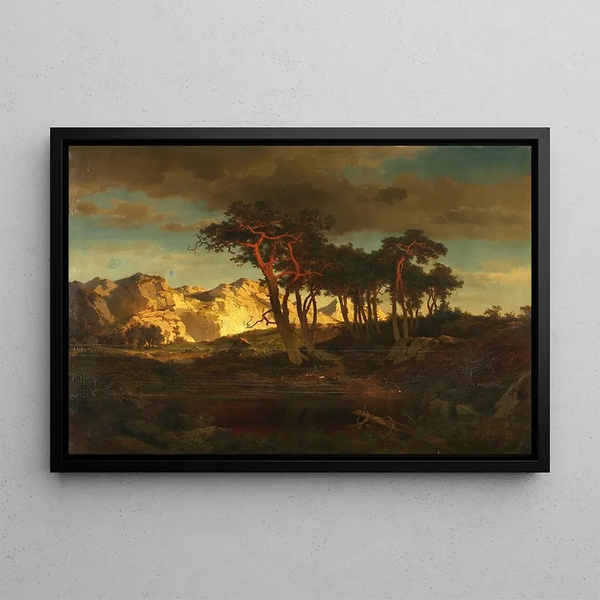 Fox Red - Joseph Brunner — framed artwork on a wall