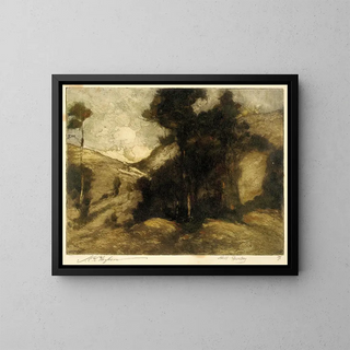 Pays des collines - Joseph C. Claghorn — framed artwork on a wall