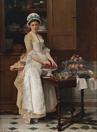 La Fille aux cerises - Joseph Caraud — artwork view
