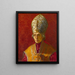 Portrait of Jean-Baptiste Antoine de Latil, Archbishop of Reims - Joseph Chabord — framed artwork on a wall