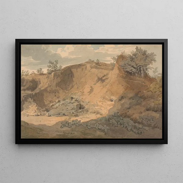 Sand Pits at Hunsdon - Joseph Clarendon Smith — framed artwork on a wall