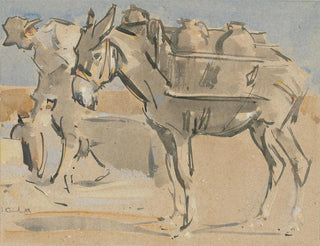 The Water Carrier - Joseph Crawhall — artwork view