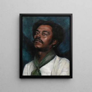 Joseph David Greenbaum - Portrait of a man with a green cravat.webp