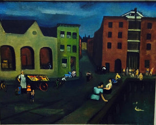 Docks un dimanche - Joseph De Martini — artwork view